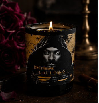 19 Crimes Cali Gold Candle