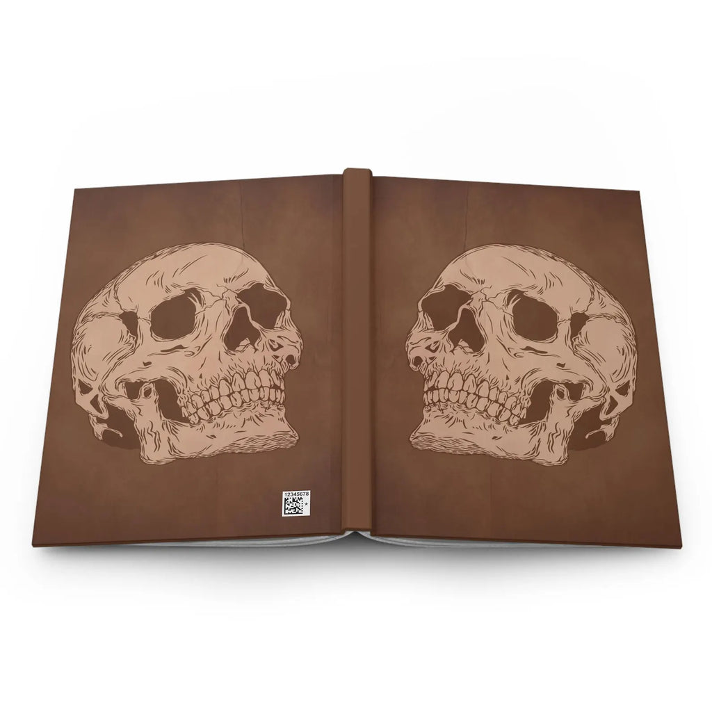 Vintage Skull Leather Journal