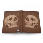 Vintage Skull Leather Journal