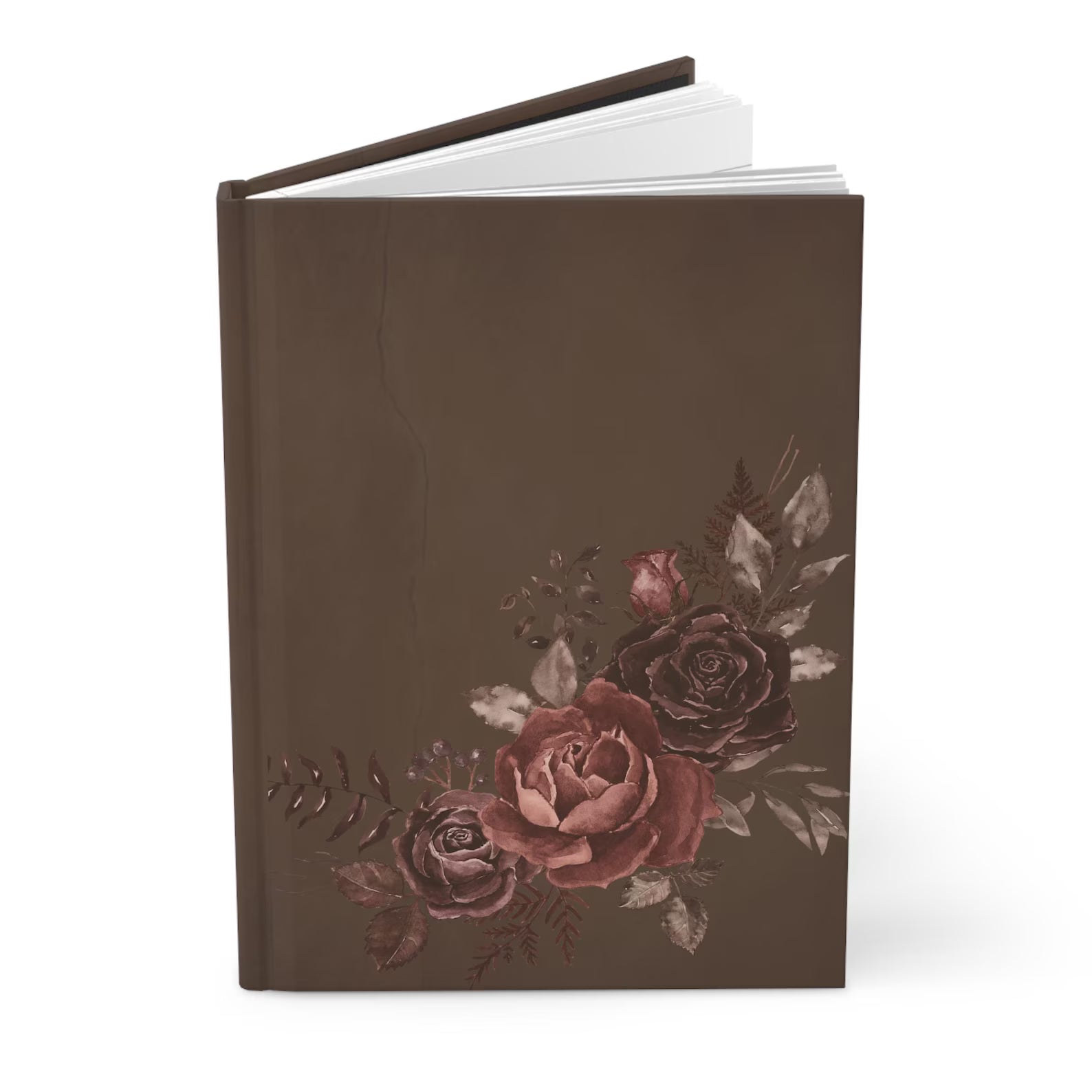 Vintage Bouquet Journal in Brown