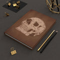 Vintage Skull Leather Journal
