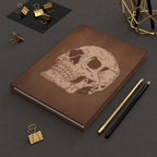 Vintage Skull Leather Journal