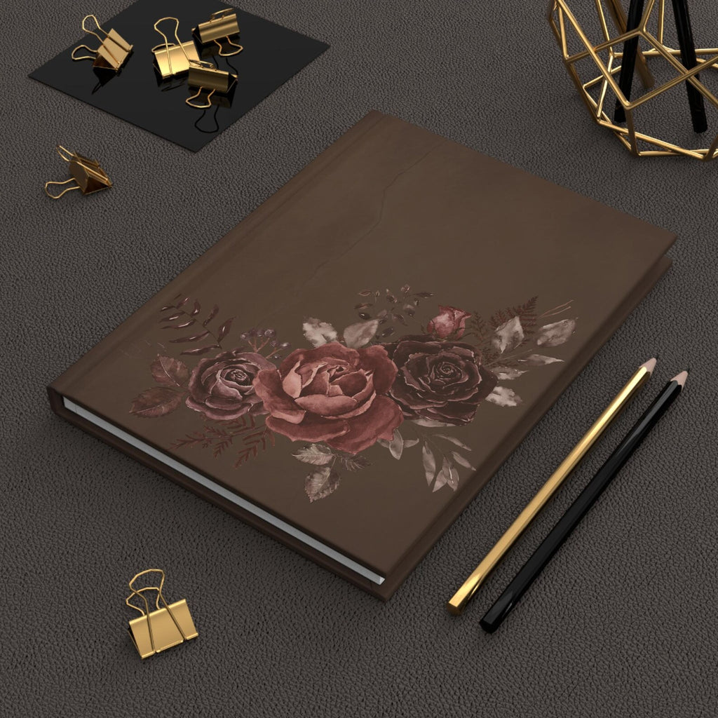 Vintage Bouquet Journal in Brown