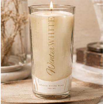 Winter White Spiced Wine Candle